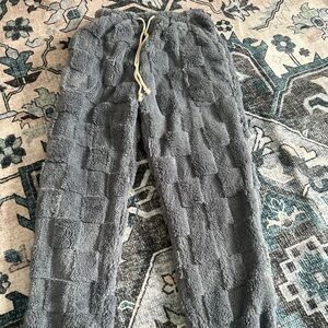 Women’s Gray Textured Sleep Pant